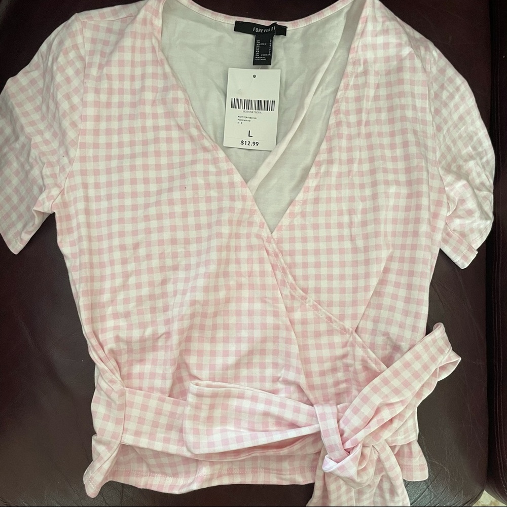 Forever 21 Checkered Top